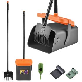 1Set Pooper Scooper Kit Dog Poop Rake & Swiveling Bin Poop Heavy Duty Pick Up Tool With Extra Long Handle 35 Waste Bags Dispenser 1Set Pooper Scooper Kit Dog Poop Rake & Swiveling Bin Poop Heavy Duty Pick Up Tool With Extra Long Handle 35 Waste Bags Dispenser